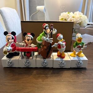 Disney Festive Christmas Musical Character Set - Hallmark 2013